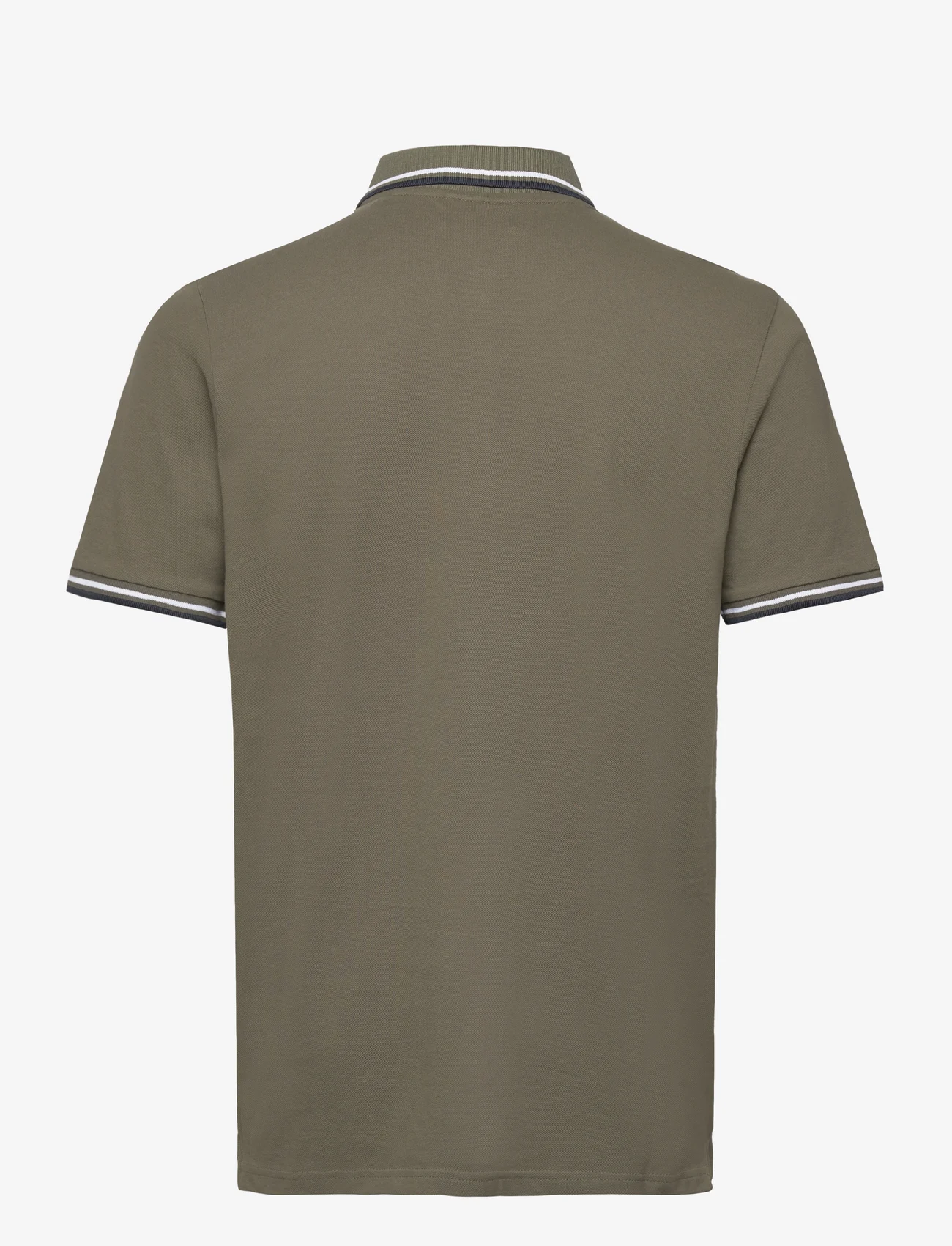 Lindbergh - Polo shirt with contrast piping - najniższe ceny - lt army - 1