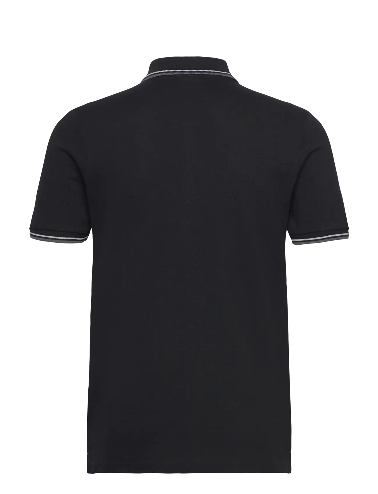 Lindbergh - Polo shirt with contrast piping - kortærmede poloer - space black - 2
