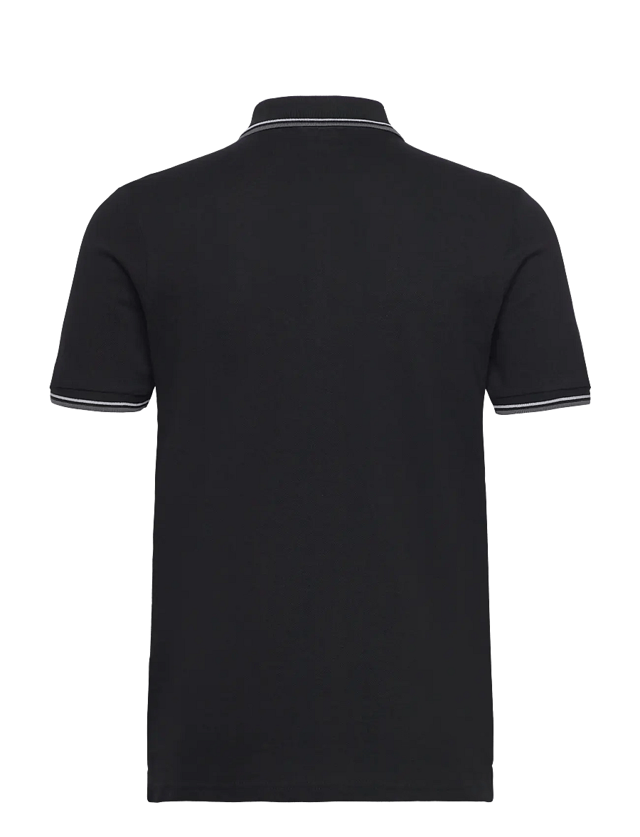 Lindbergh - Polo shirt with contrast piping - lühikeste varrukatega polod - space black - 2