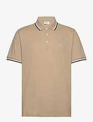 Lindbergh - Polo shirt with contrast piping - lägsta priserna - stone - 0