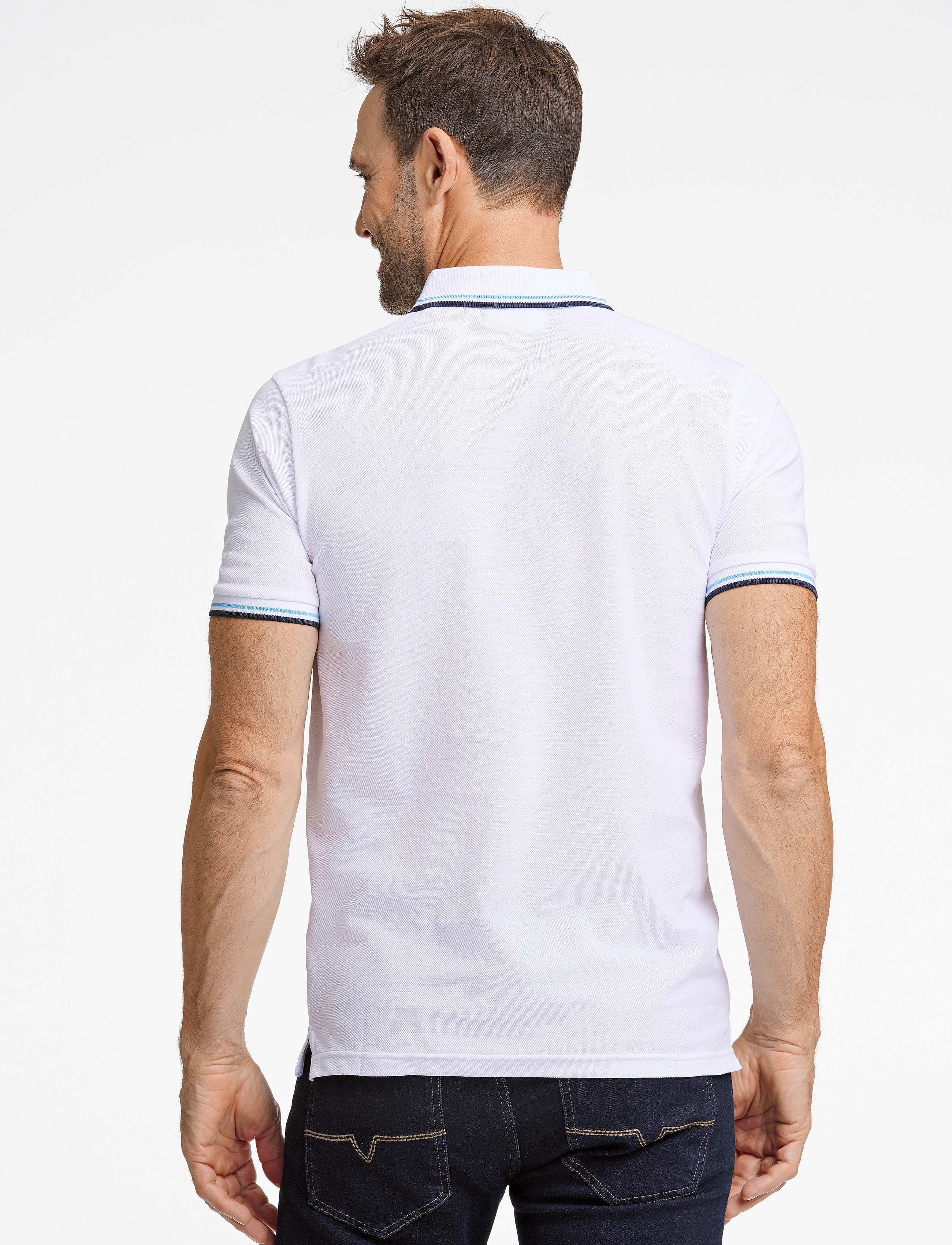 Lindbergh - Polo shirt with contrast piping - lowest prices - white 124 - 3