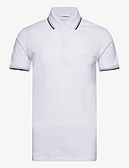 Polo shirt with contrast piping - WHITE 124