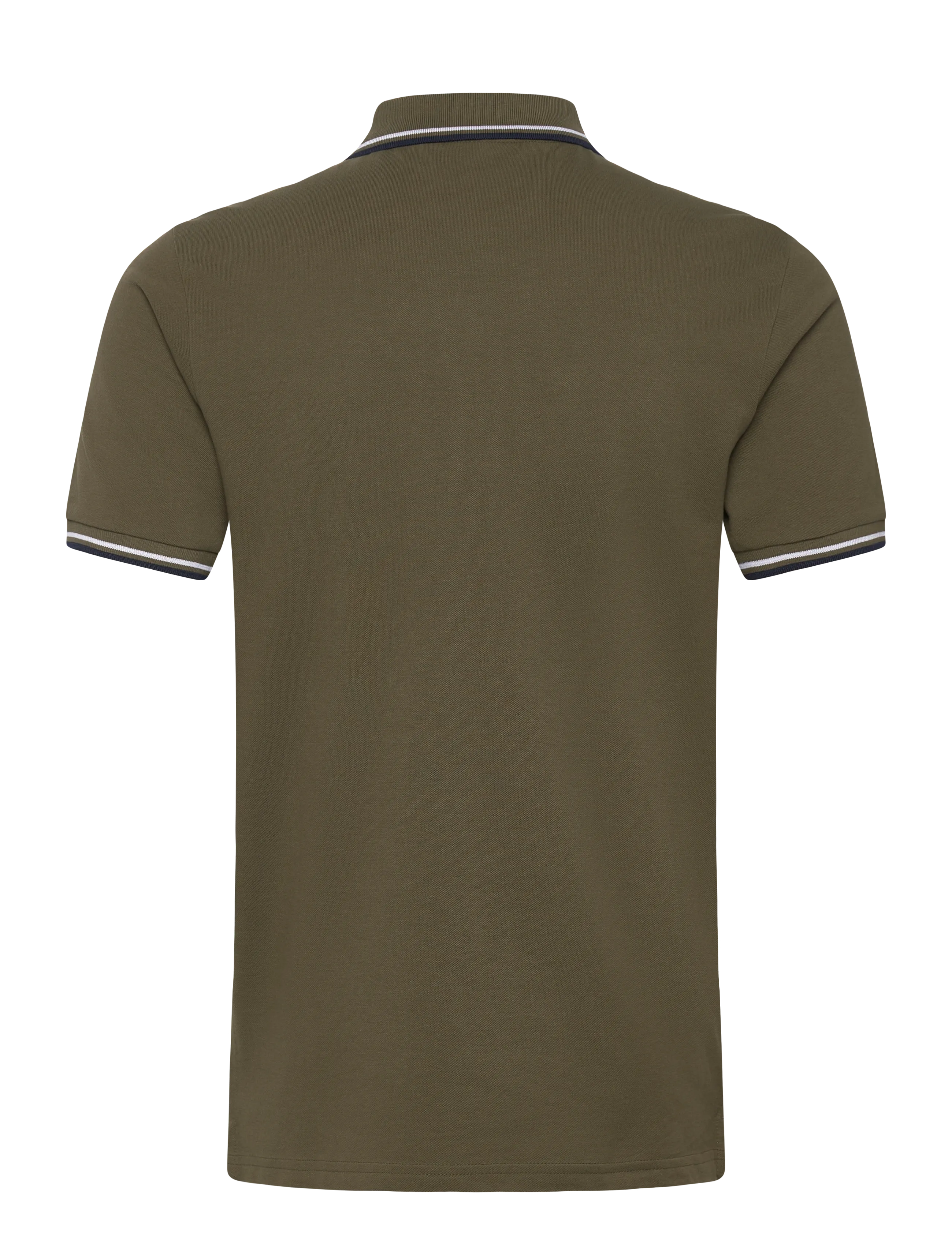 Lindbergh - Polo pique w. contrast piping - short-sleeved polos - army 424 - 2