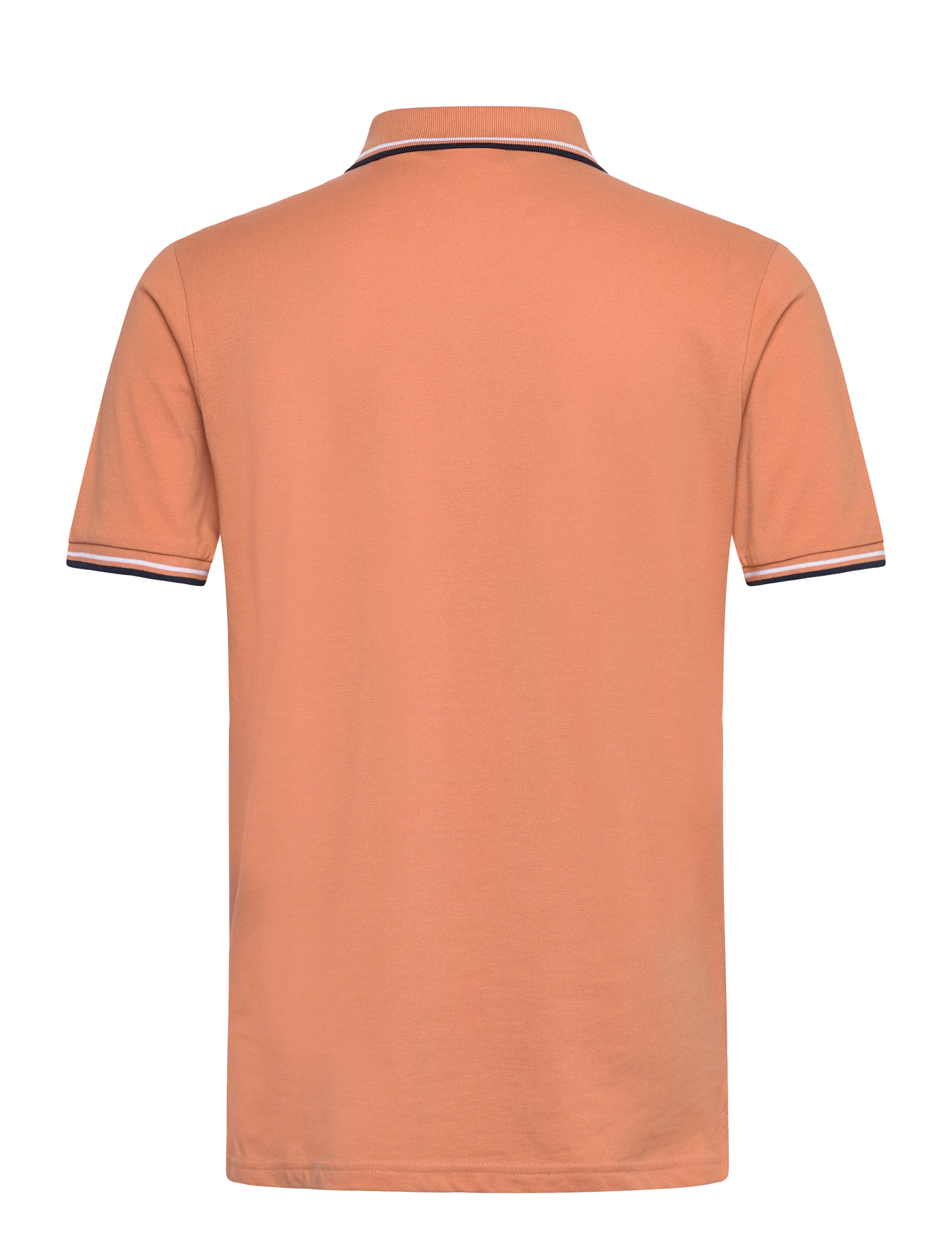 Lindbergh - Polo pique w. contrast piping - kortærmede poloer - baked rose - 2