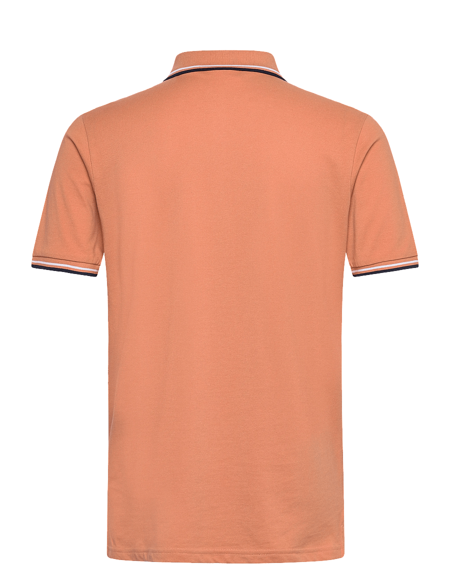 Lindbergh - Polo pique w. contrast piping - kurzärmelig - baked rose - 2