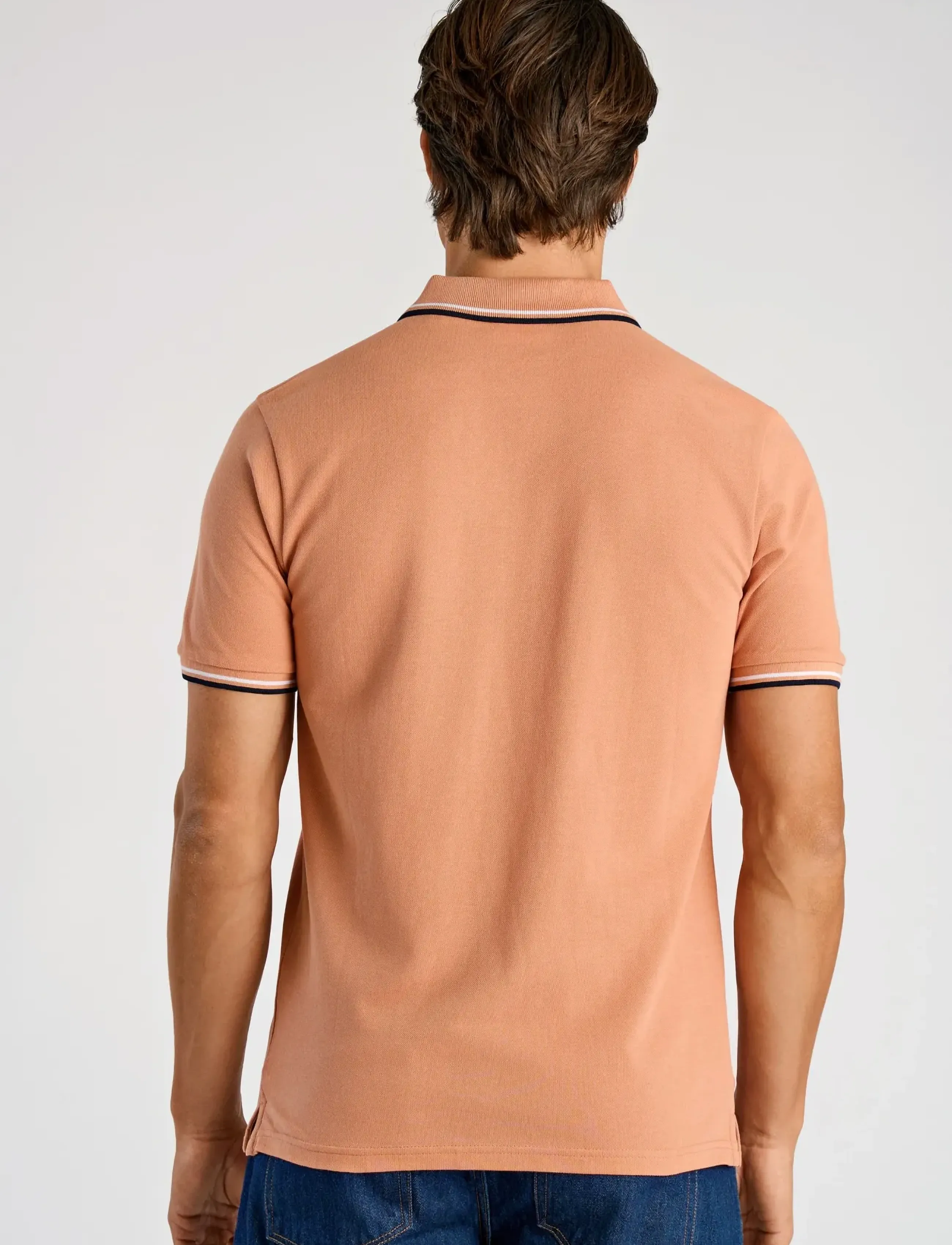 Polo Shirt With Contrast Piping 3