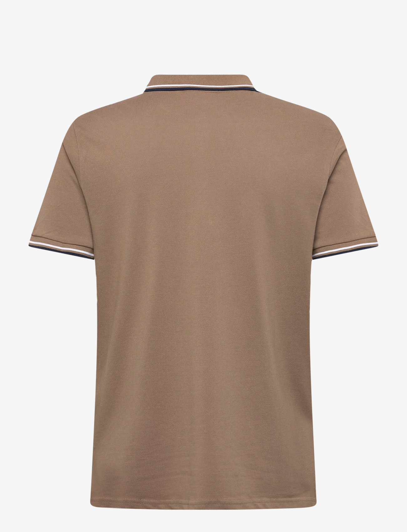 Lindbergh - Polo shirt w?. contrast piping - kortärmade pikéer - dk stone - 1