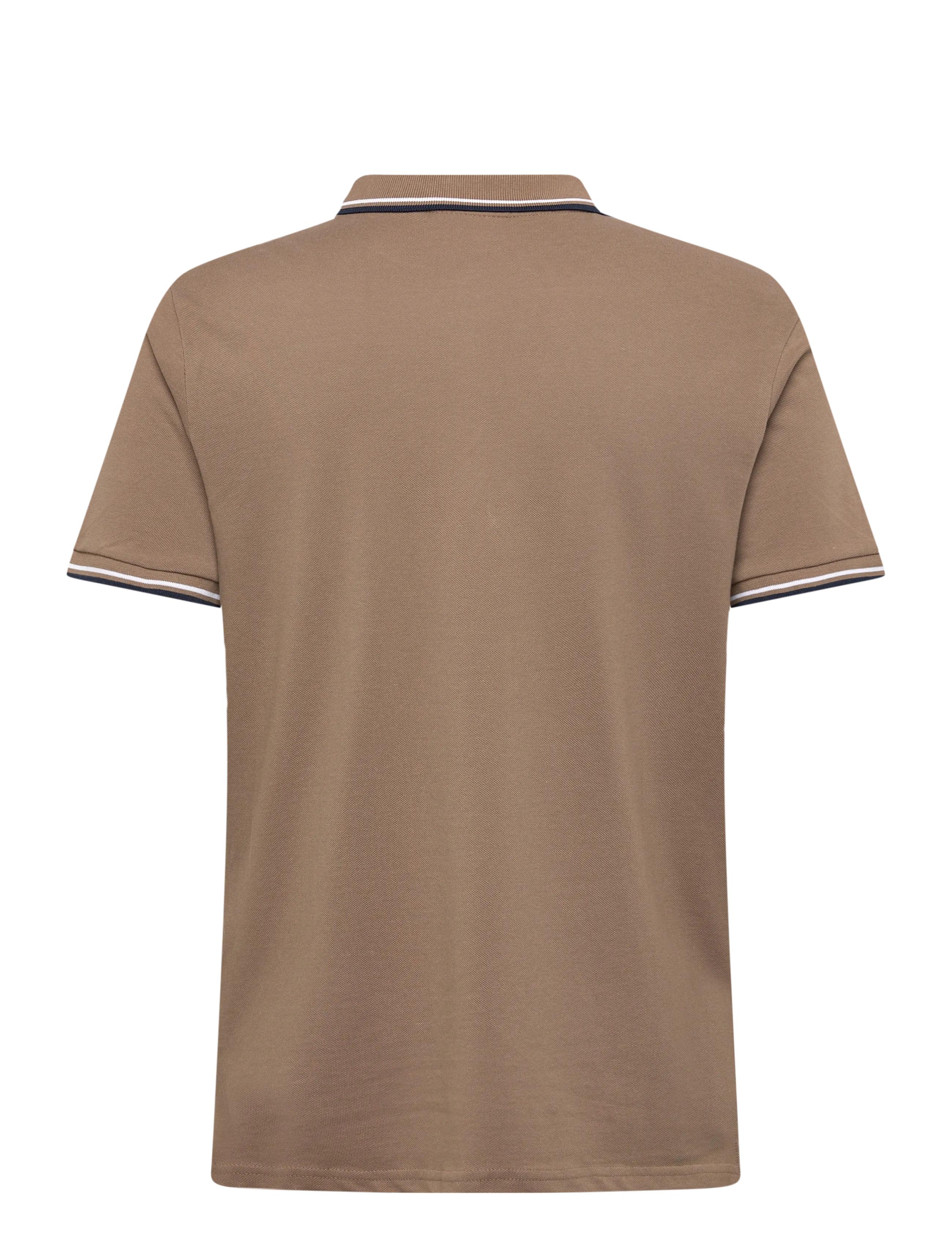 Lindbergh - Polo pique w. contrast piping - polo krekli ar īsām piedurknēm - dk stone - 2