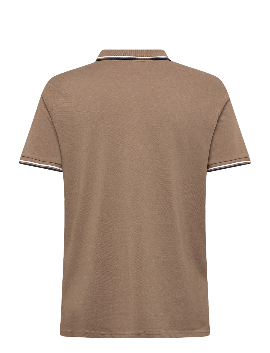 Lindbergh - Polo shirt w?. contrast piping - kurzärmelig - dk stone - 2
