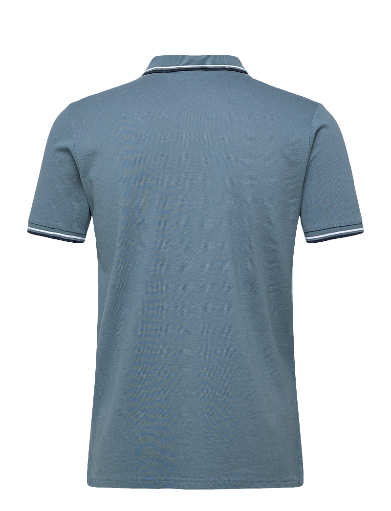 Lindbergh - Polo pique w. contrast piping - kurzärmelig - iron blue - 1