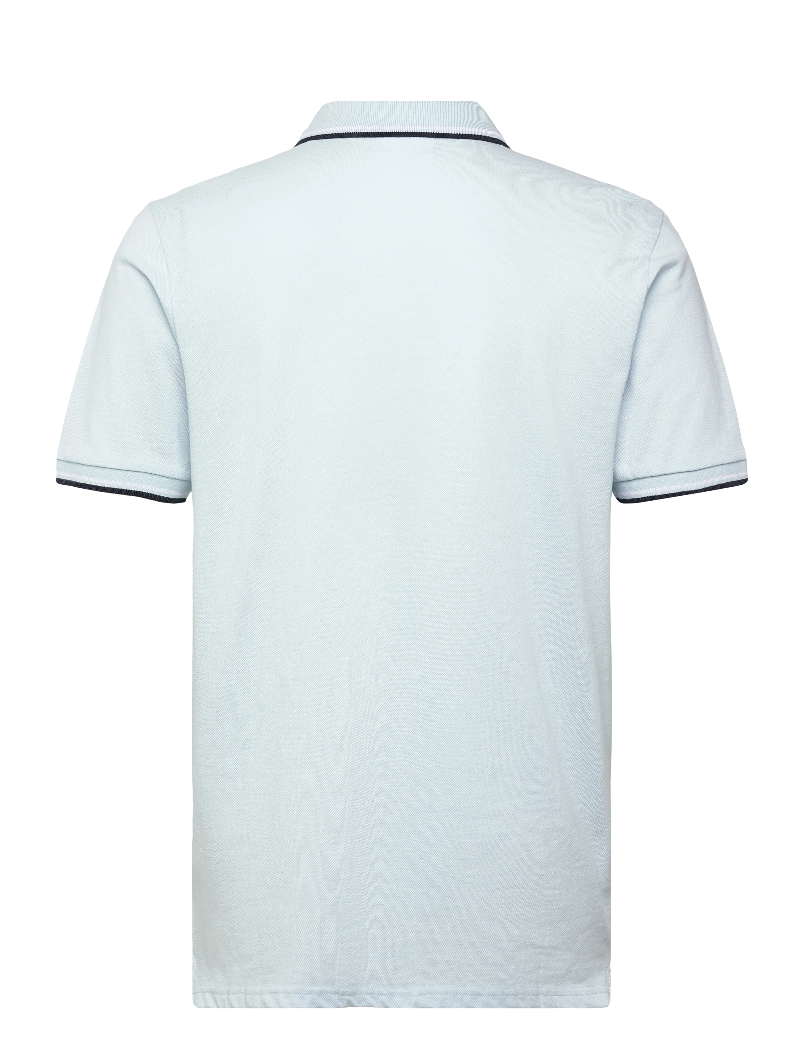 Lindbergh - Polo pique w. contrast piping - kortærmede poloer - lt blue sky - 1