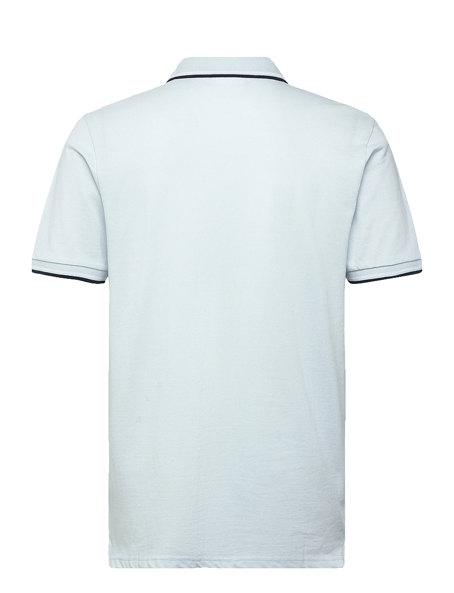 Lindbergh - Polo pique w. contrast piping - kurzärmelig - lt blue sky - 1