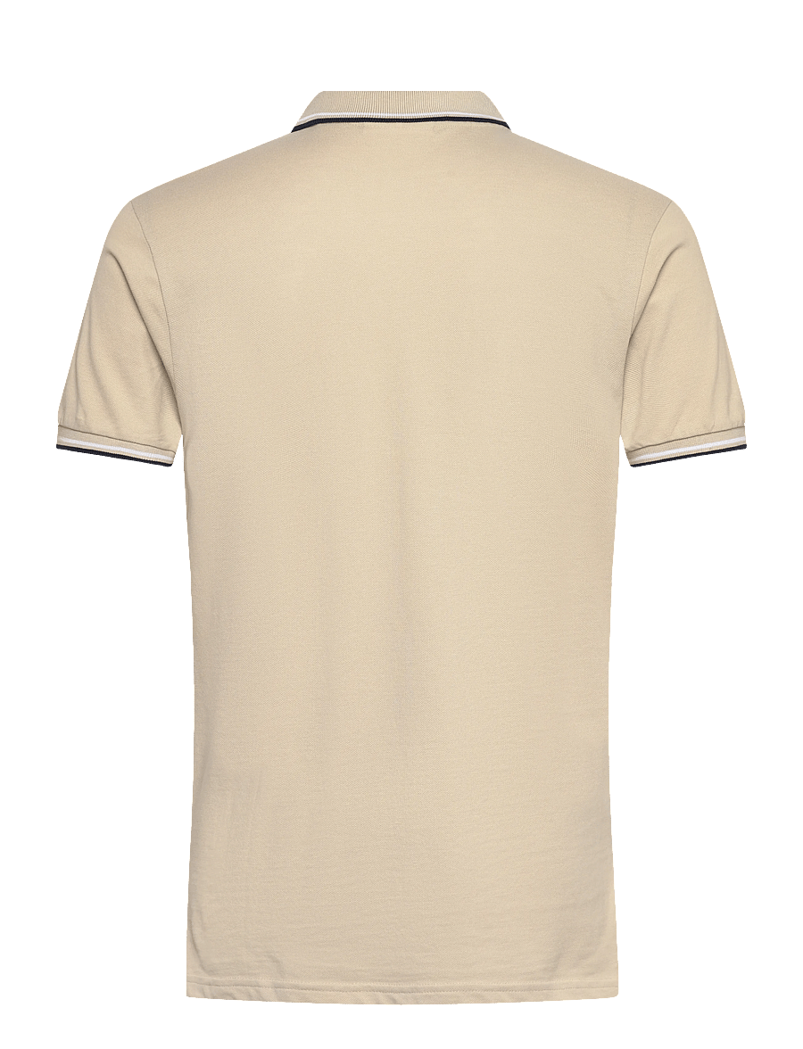 Lindbergh - Polo pique w. contrast piping - kurzärmelig - lt stone grey - 2