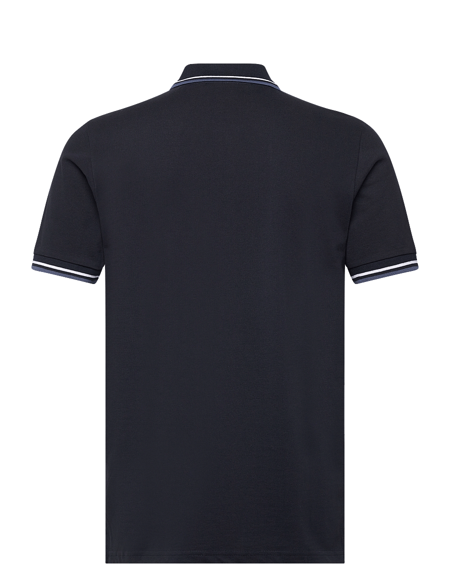 Lindbergh - Polo pique w. contrast piping - kurzärmelig - navy 424 - 2
