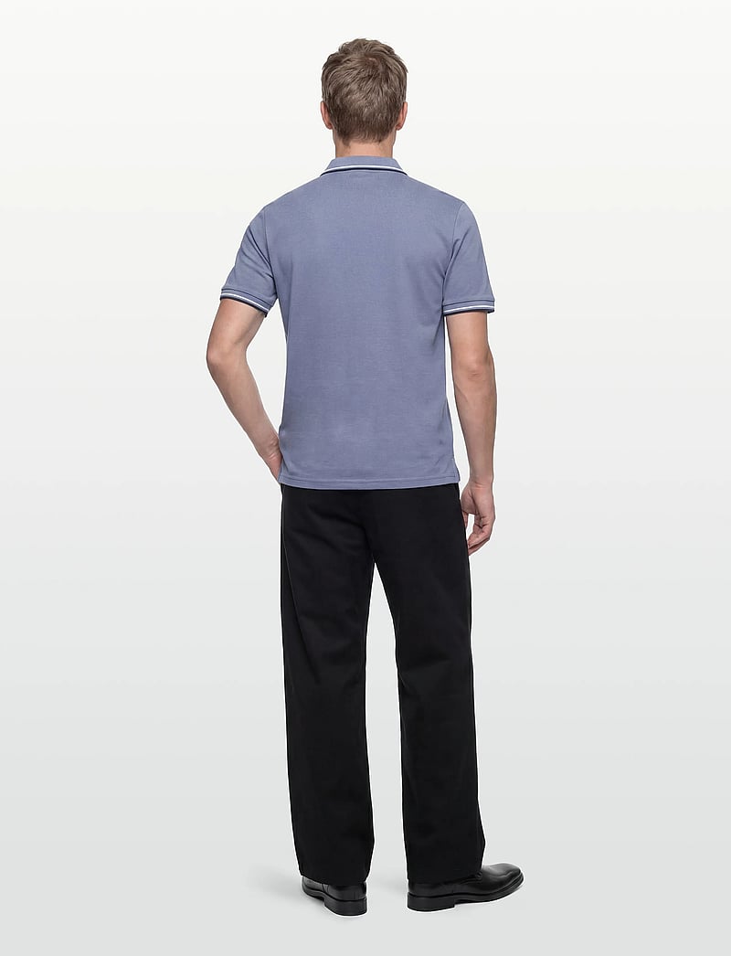 Lindbergh - Polo pique w. contrast piping - polo marškinėliai trumpomis rankovėmis - soft grey - 4