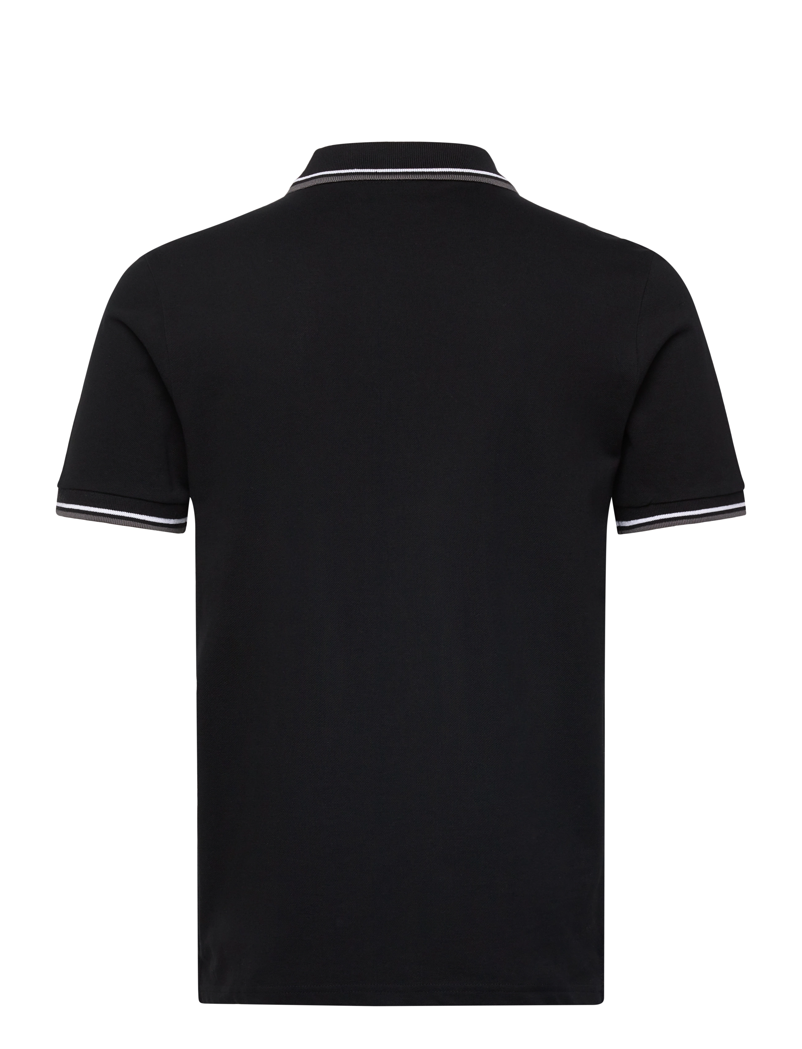 Lindbergh - Polo pique w. contrast piping - laveste priser - space black - 2