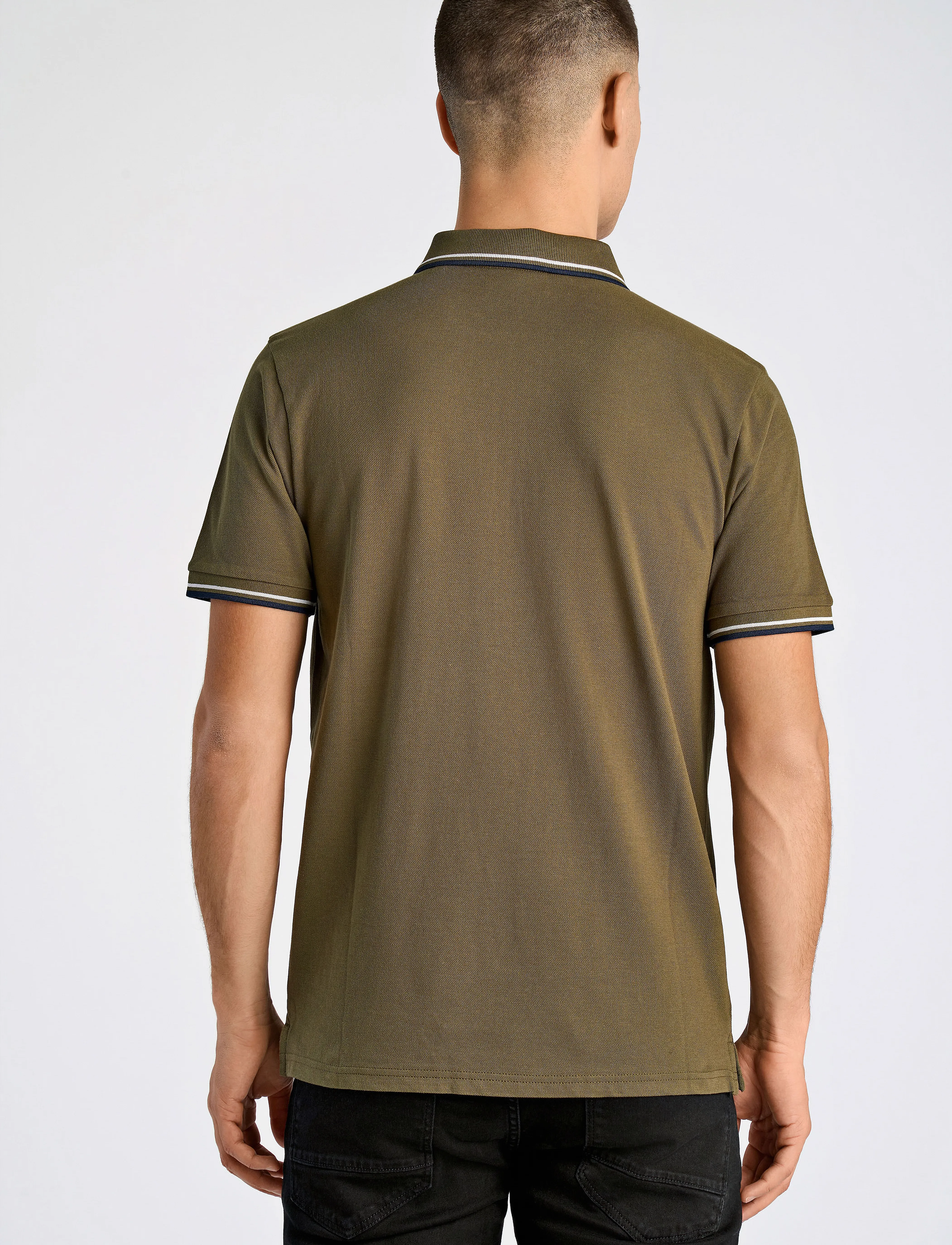 Lindbergh - Polo pique w?. zip - kortärmade pikéer - dk jungle green - 3