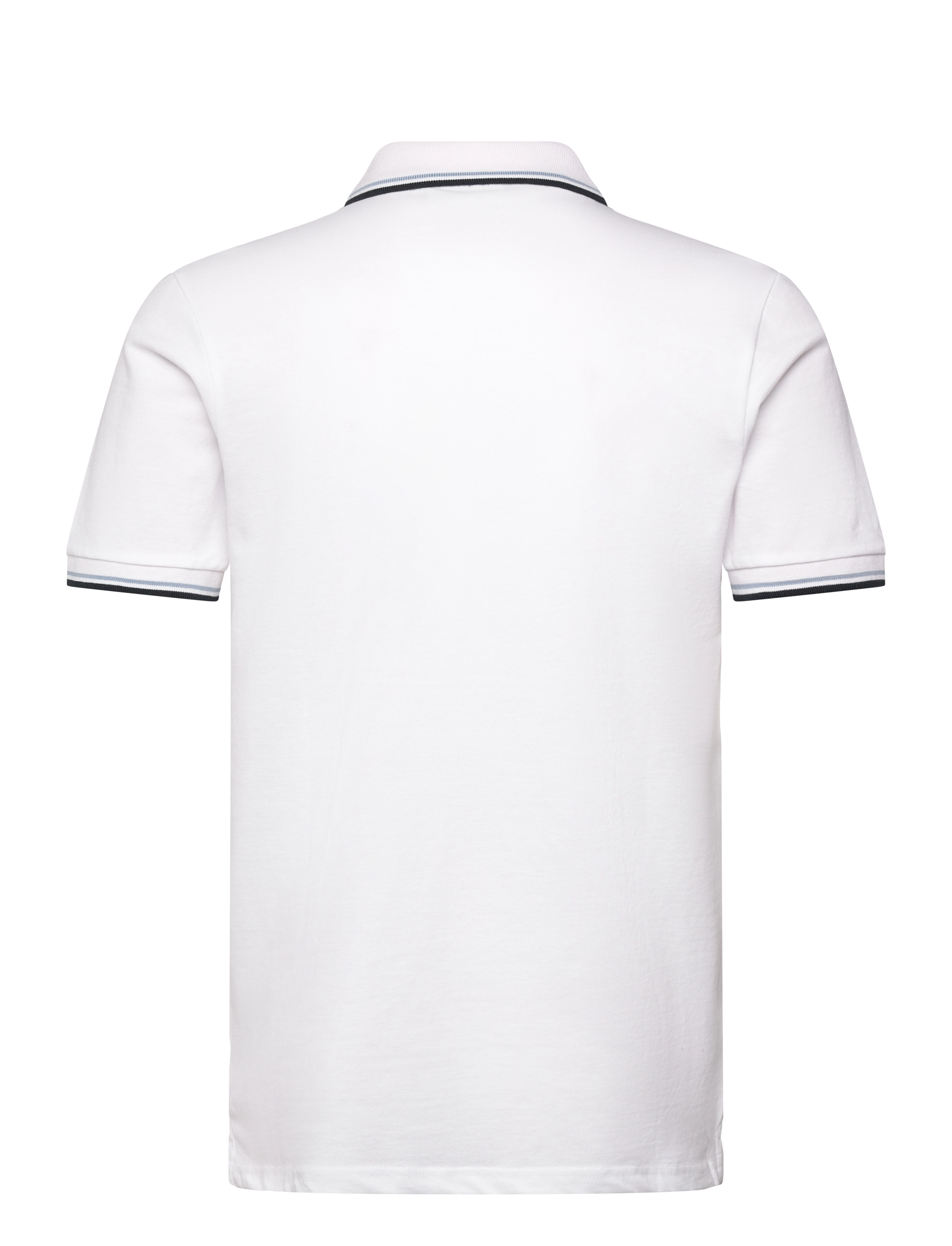 Lindbergh - Polo pique w?. zip - kortärmade pikéer - white wave - 2