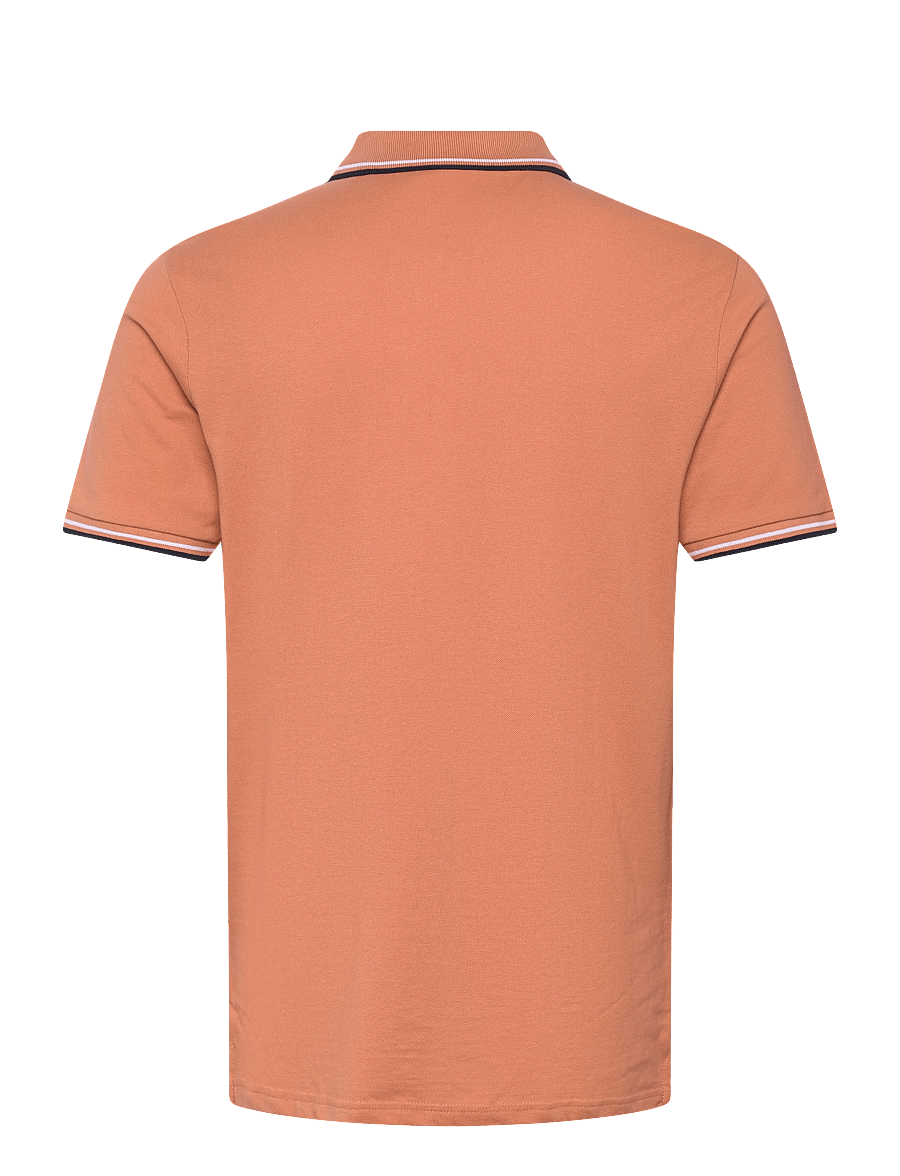 Lindbergh - Polo shirt w. contrast piping - kurzärmelig - baked rose - 2