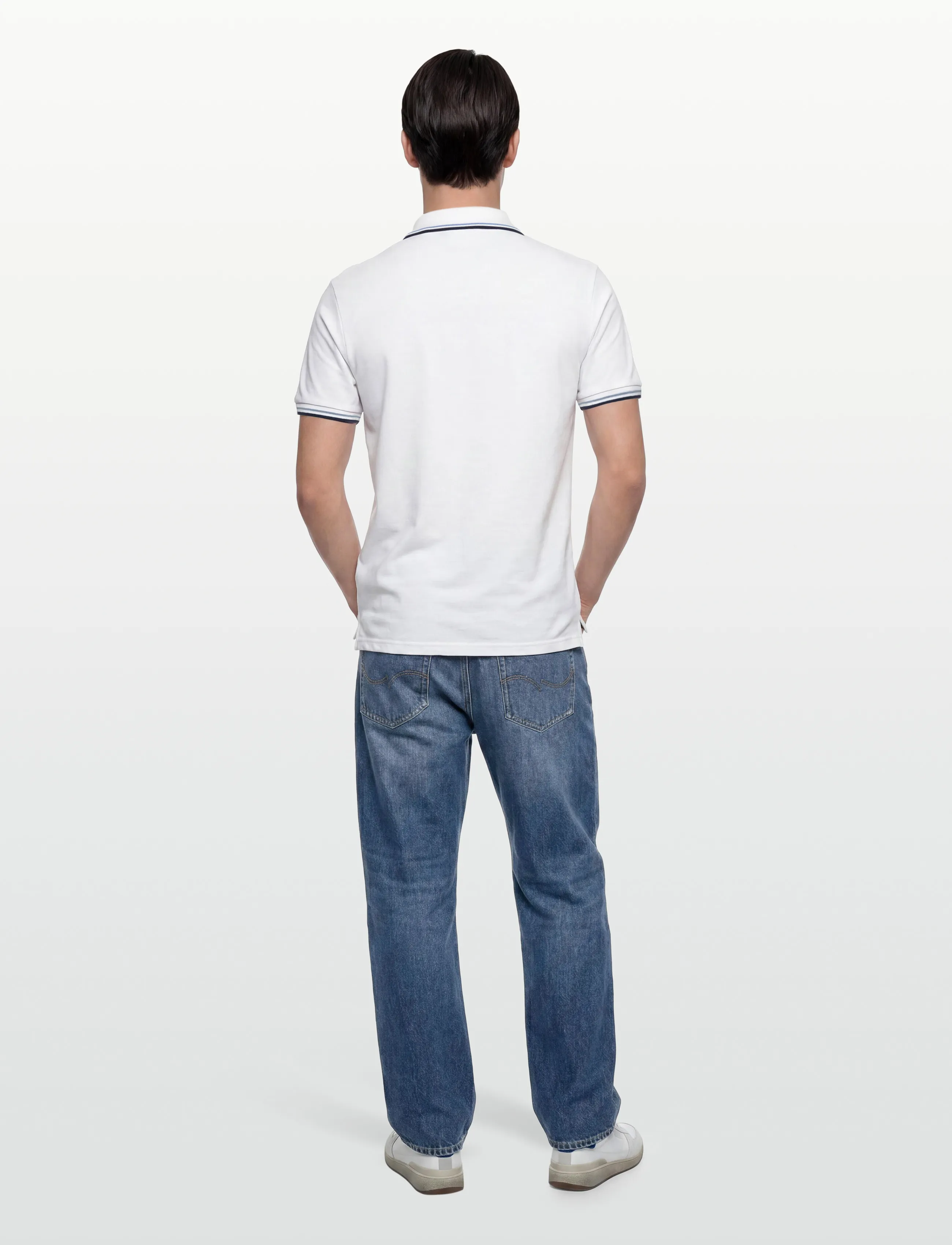 Polo Shirt W. Contrast Piping 3