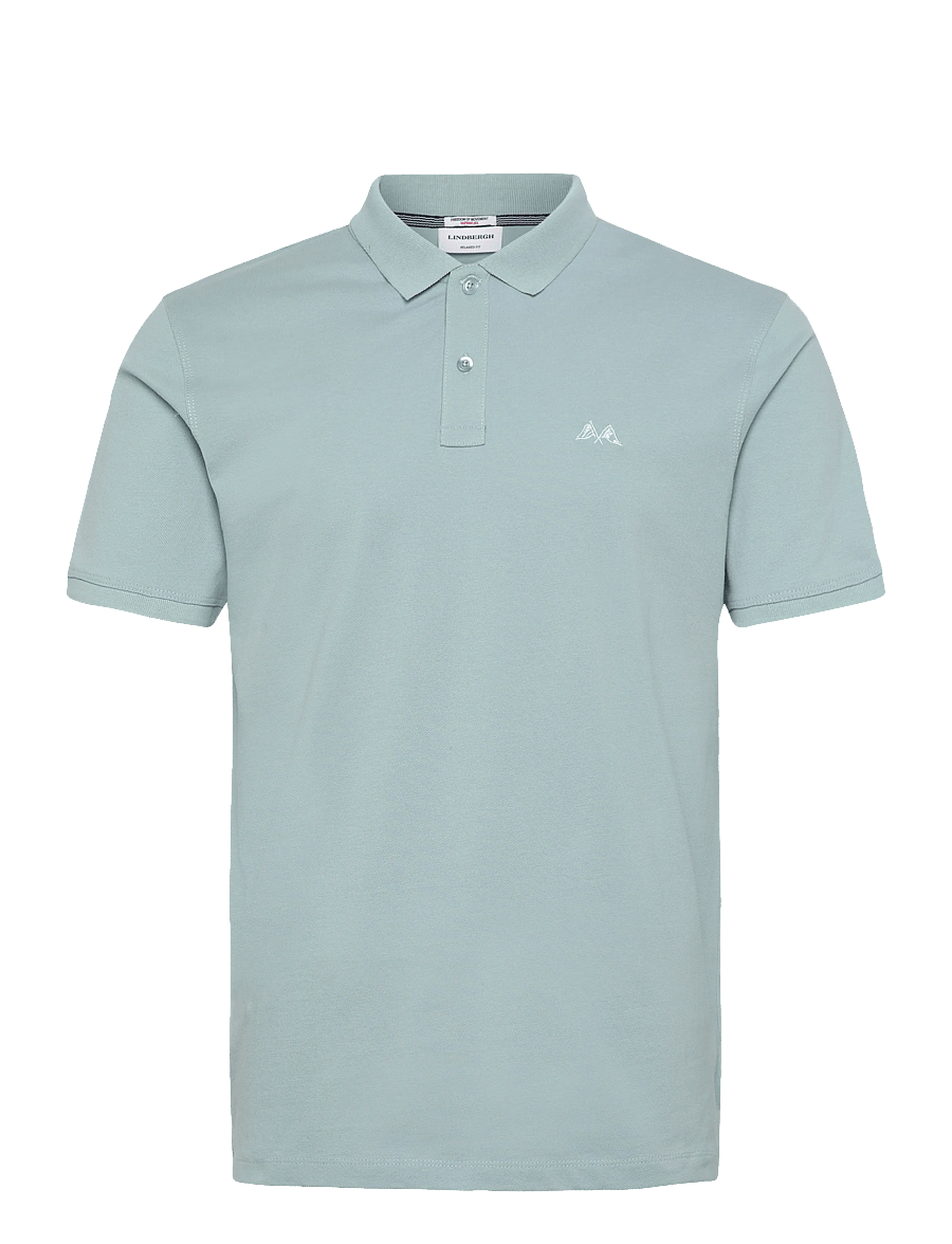 Lindbergh - Polo tee s/s - kortærmede poloer - dk aqua - 1