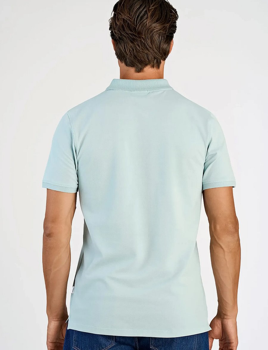 Lindbergh - Polo tee s/s - kortærmede poloer - dk aqua - 4