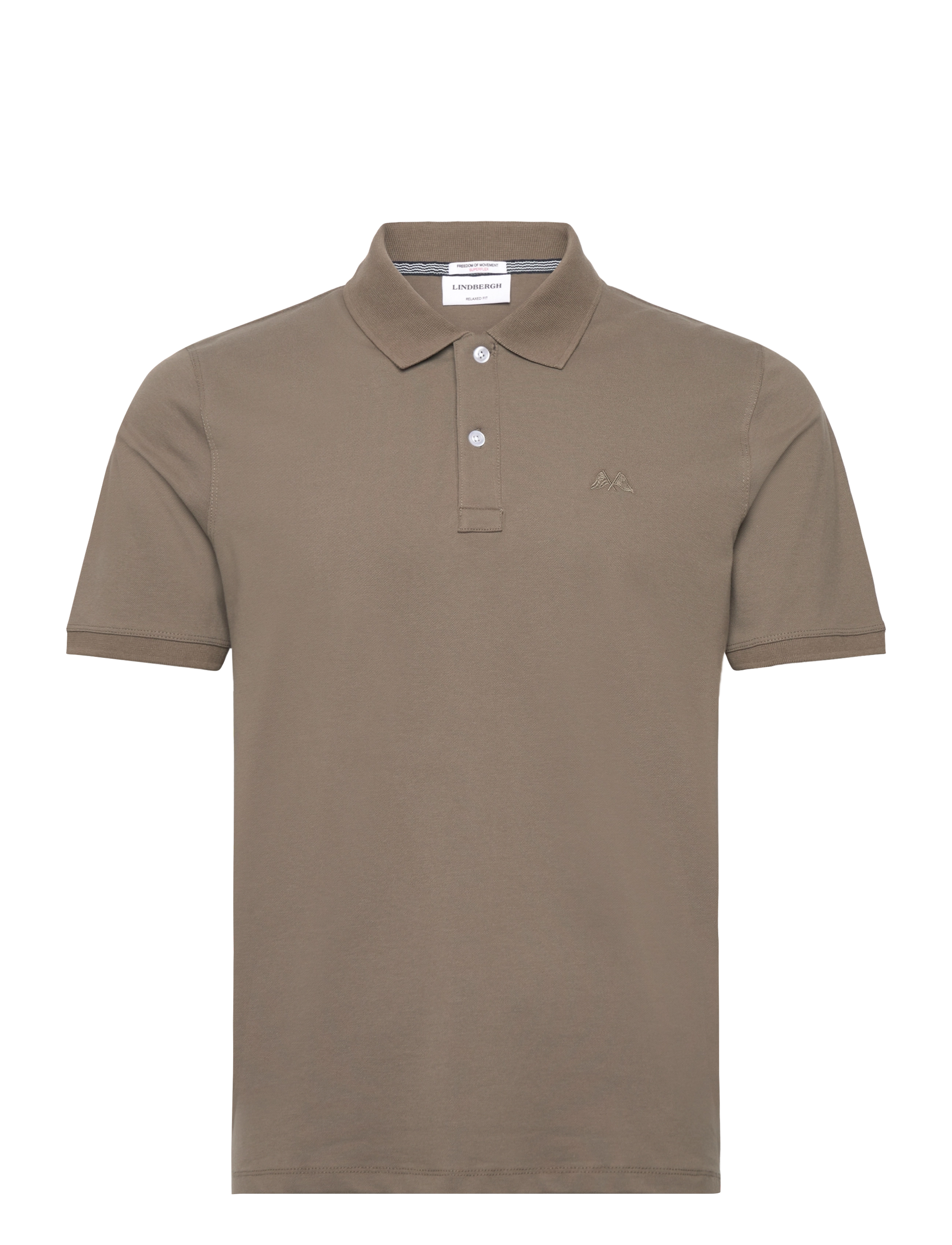 Lindbergh Polo tee s/s - Kortærmede poloer - DK STONE / beige