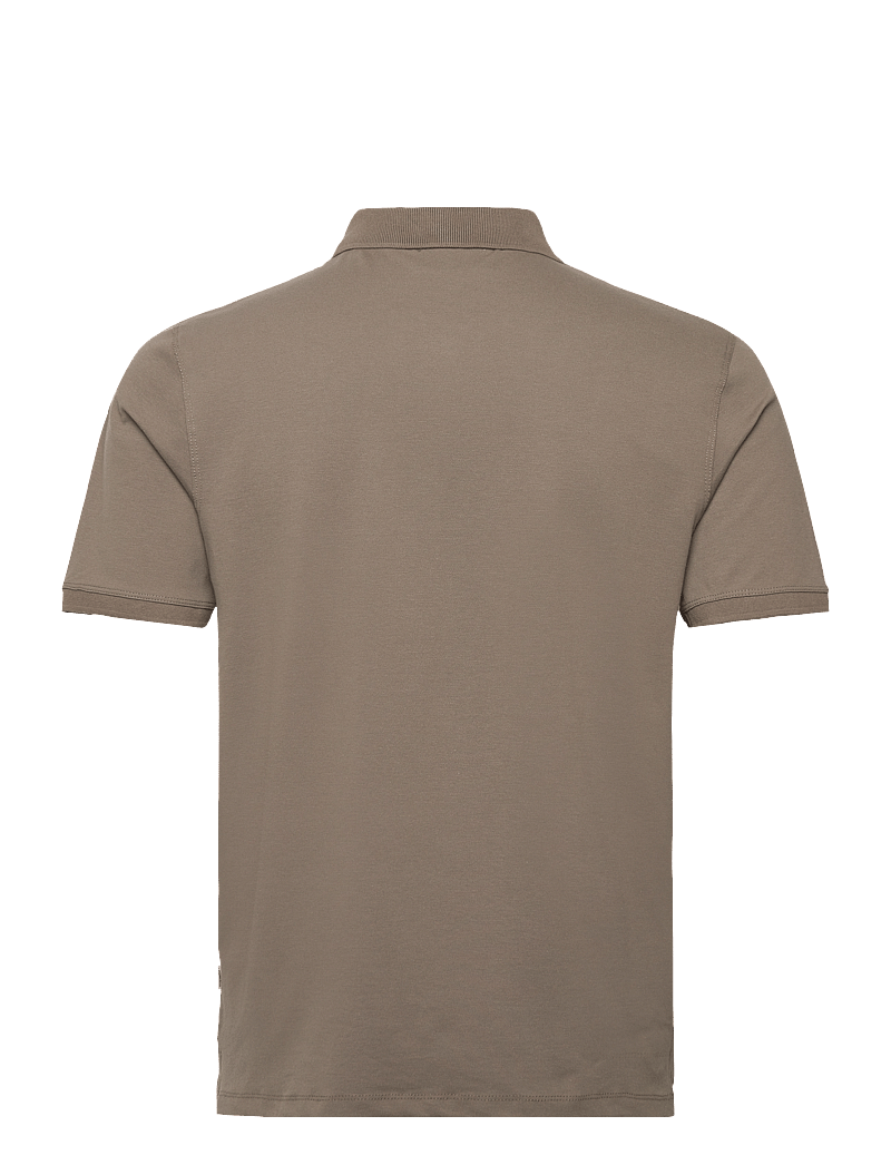 Lindbergh - Polo tee s/s - short-sleeved polos - dk stone - 2