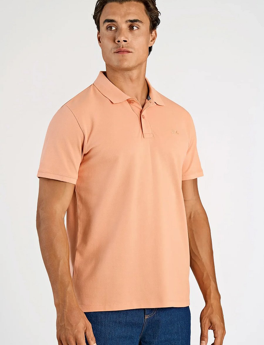 Lindbergh - Polo tee s/s - kurzärmelig - dusty coral - 3