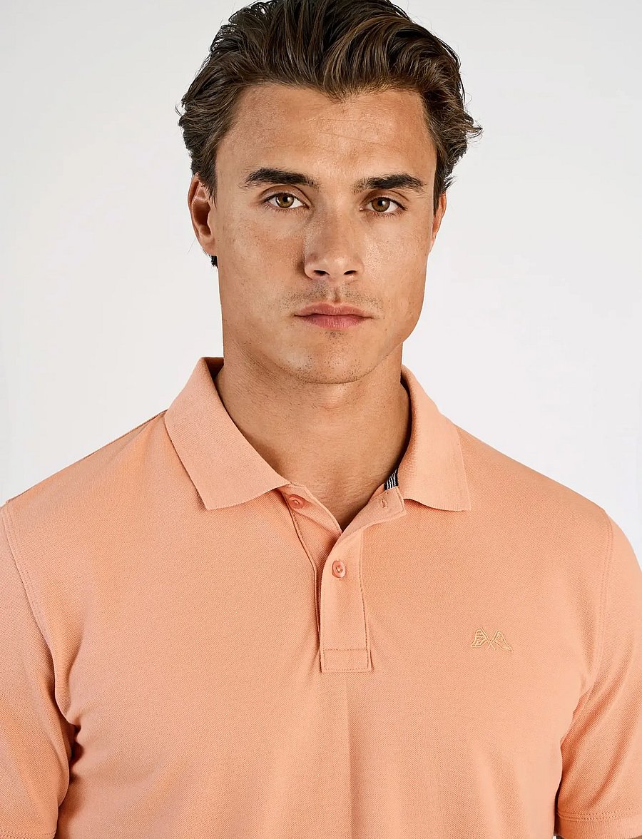 Lindbergh - Polo tee s/s - kurzärmelig - dusty coral - 5