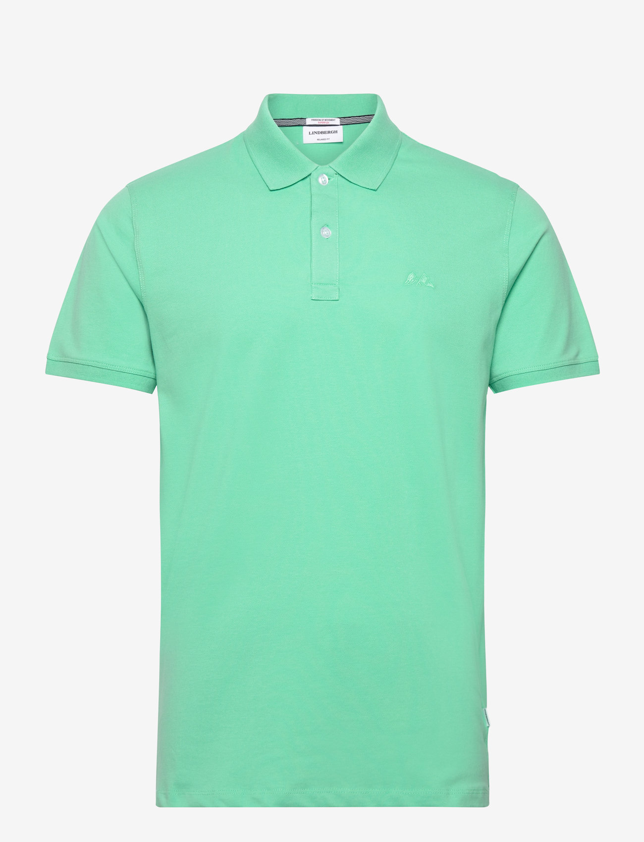 Lindbergh - Polo tee s/s - kortärmade pikéer - fresh mint - 0