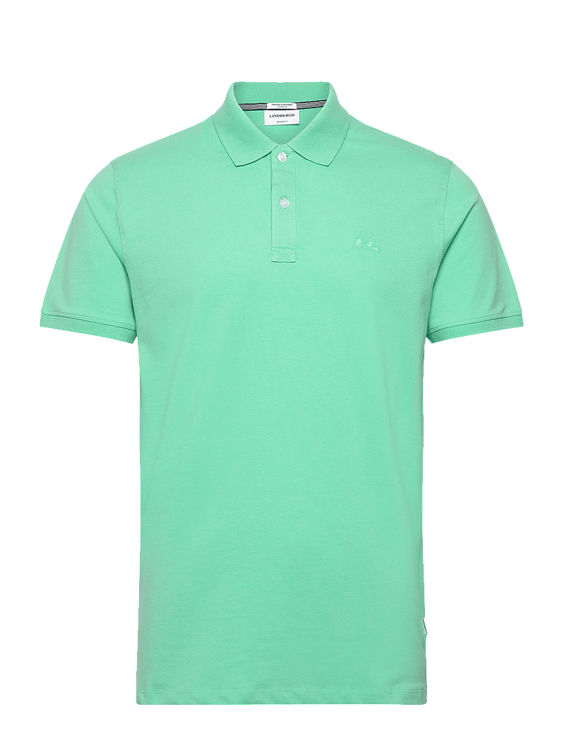 Lindbergh - Polo tee s/s - kortärmade pikéer - fresh mint - 0