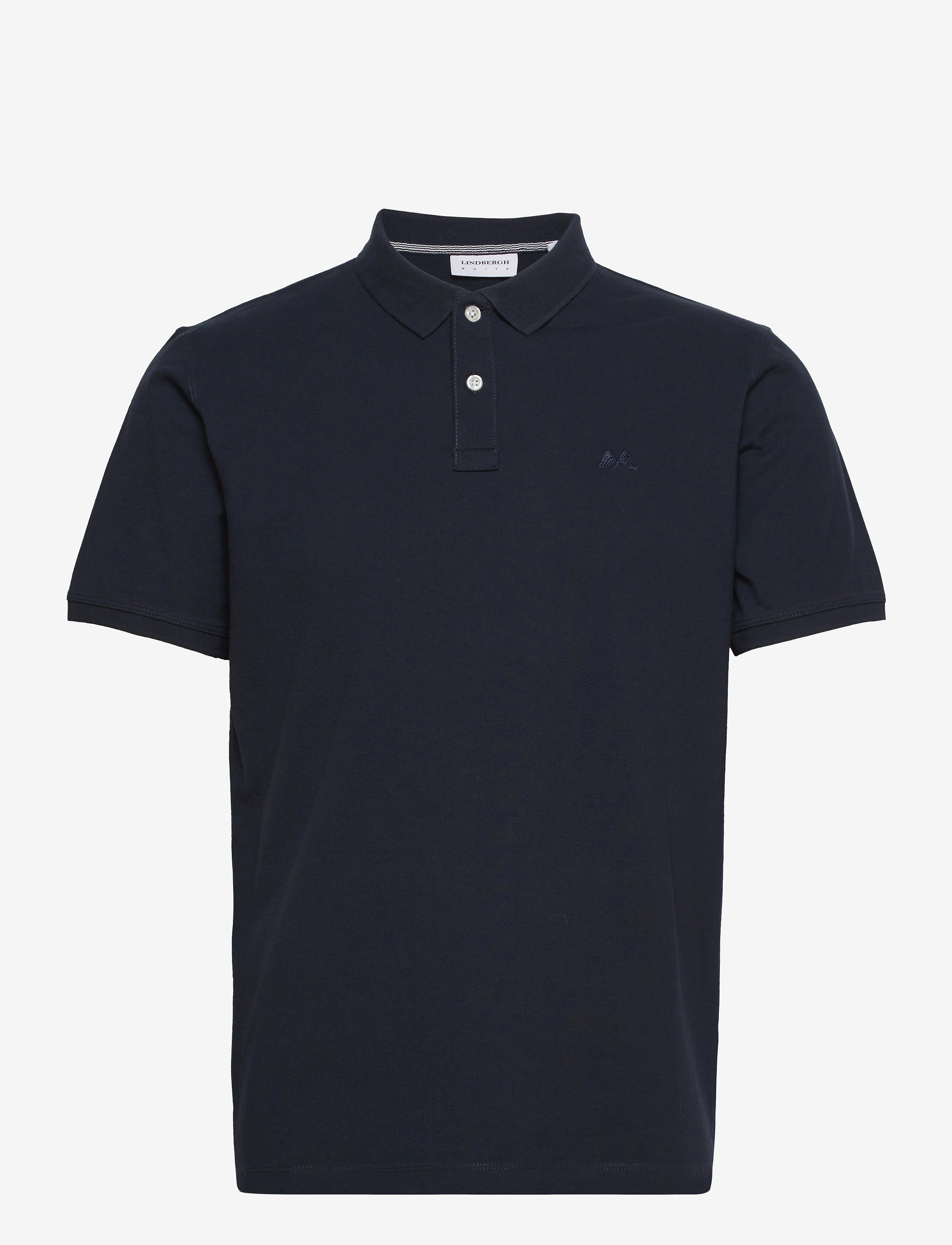 Lindbergh Polo tee s/s - Polo Shirts - NAVY / navy