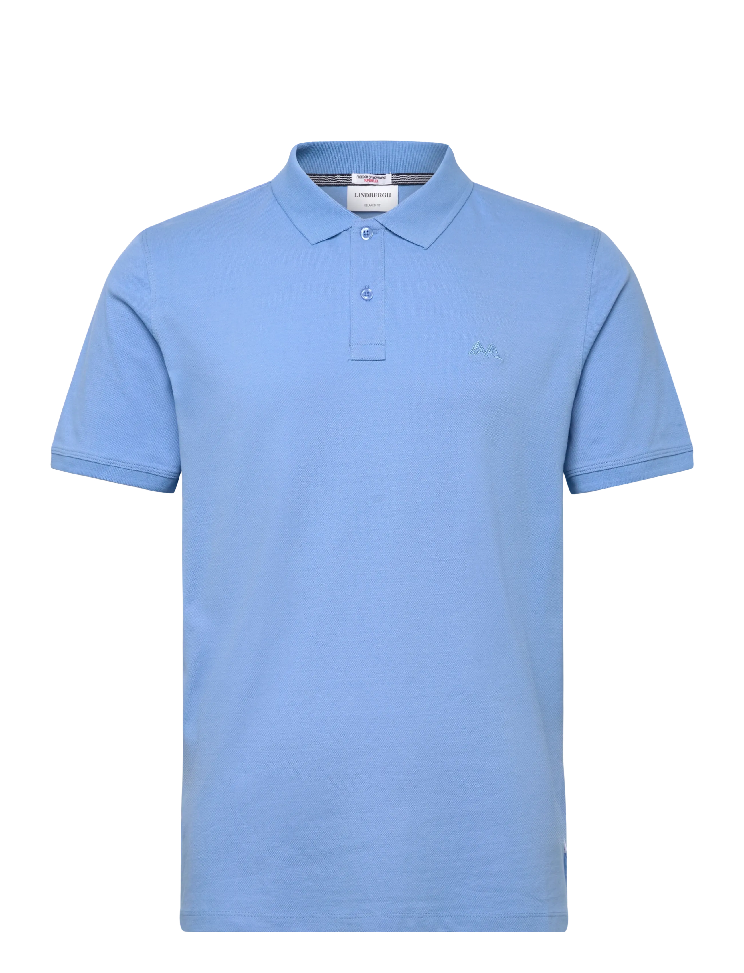 LINDBERGH Polo Tee S/S Blau - S - Herren