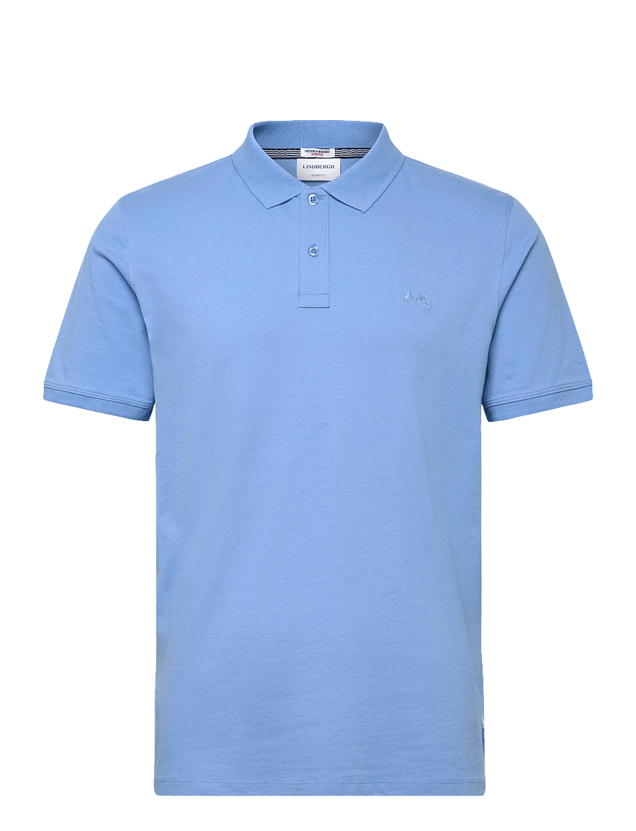 Lindbergh - Polo tee s/s - kurzärmelig - surf blue - 1