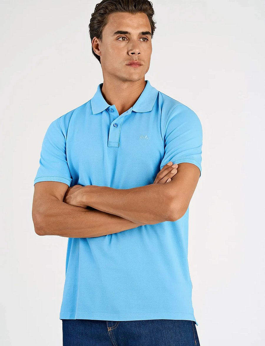 Lindbergh - Polo tee s/s - kurzärmelig - surf blue - 3