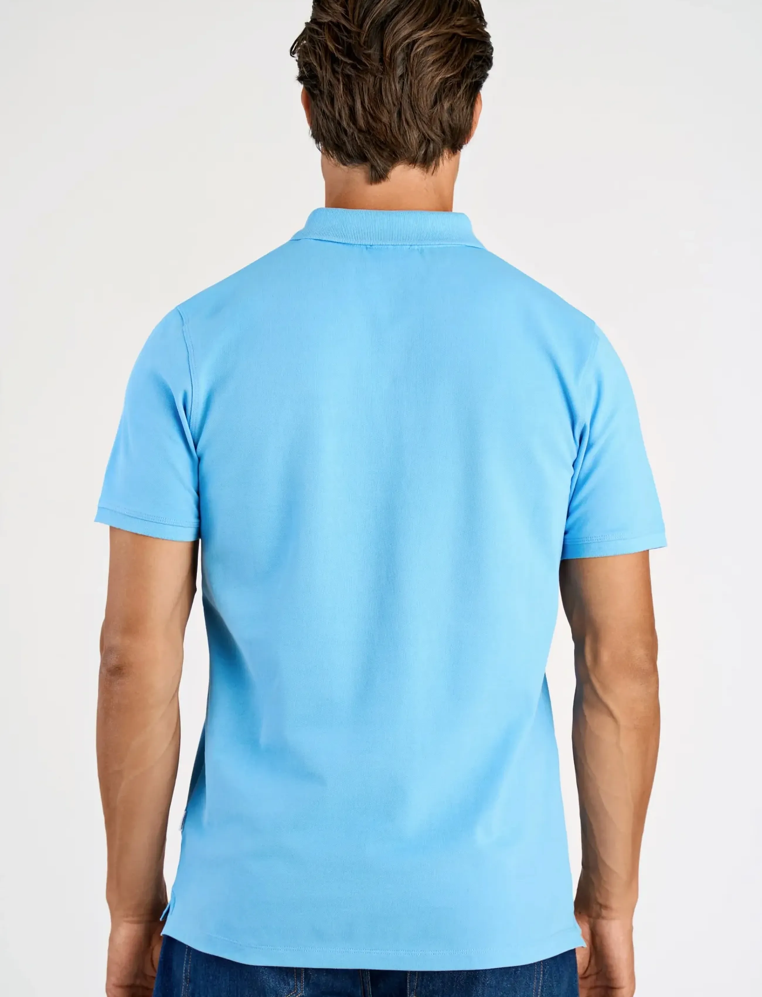 Lindbergh - Polo tee s/s - short-sleeved polos - surf blue - 4