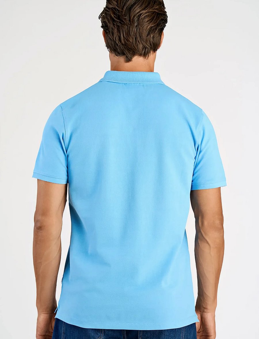 Lindbergh - Polo tee s/s - kurzärmelig - surf blue - 4