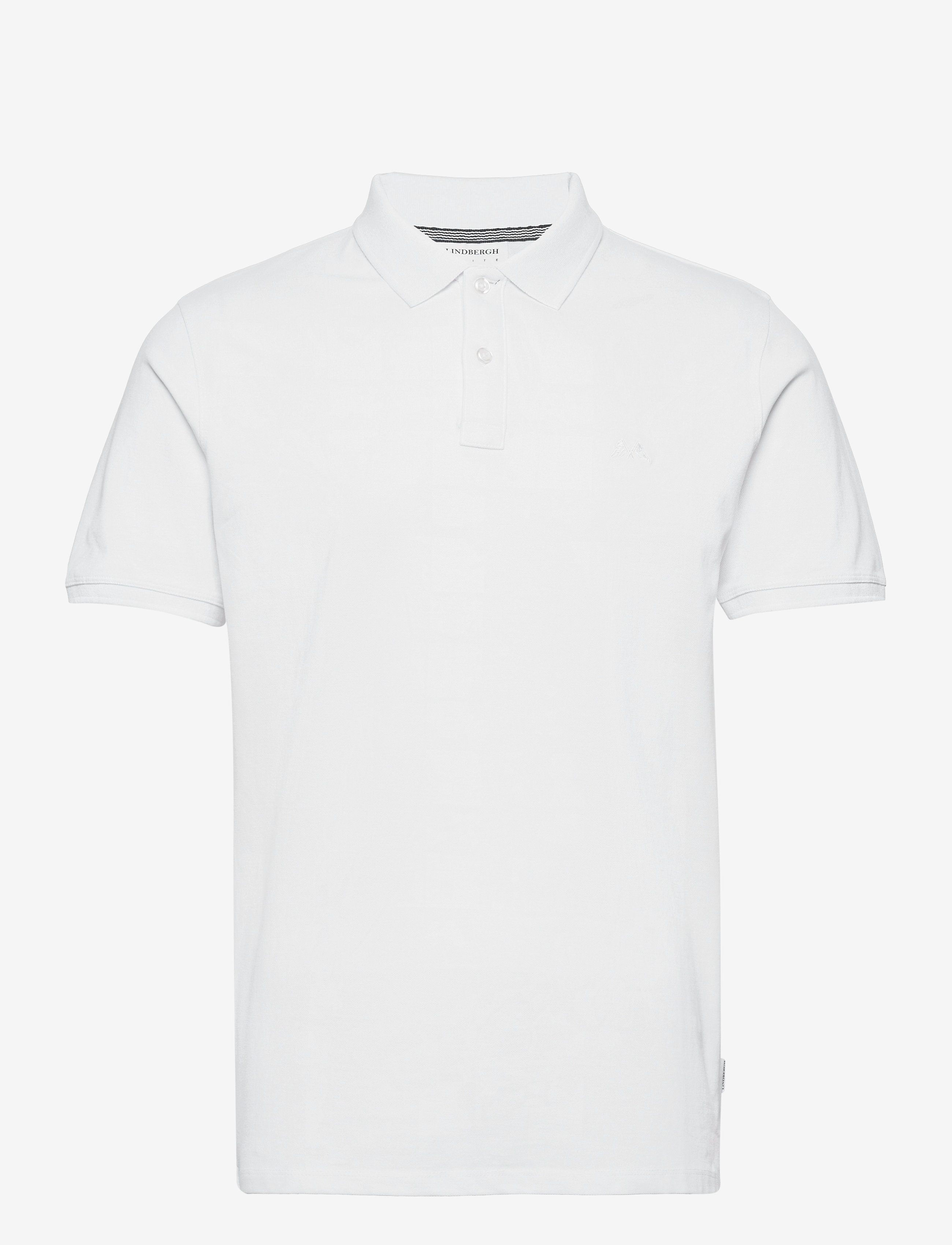 Lindbergh Polo tee s/s - Polo Shirts - WHITE / white