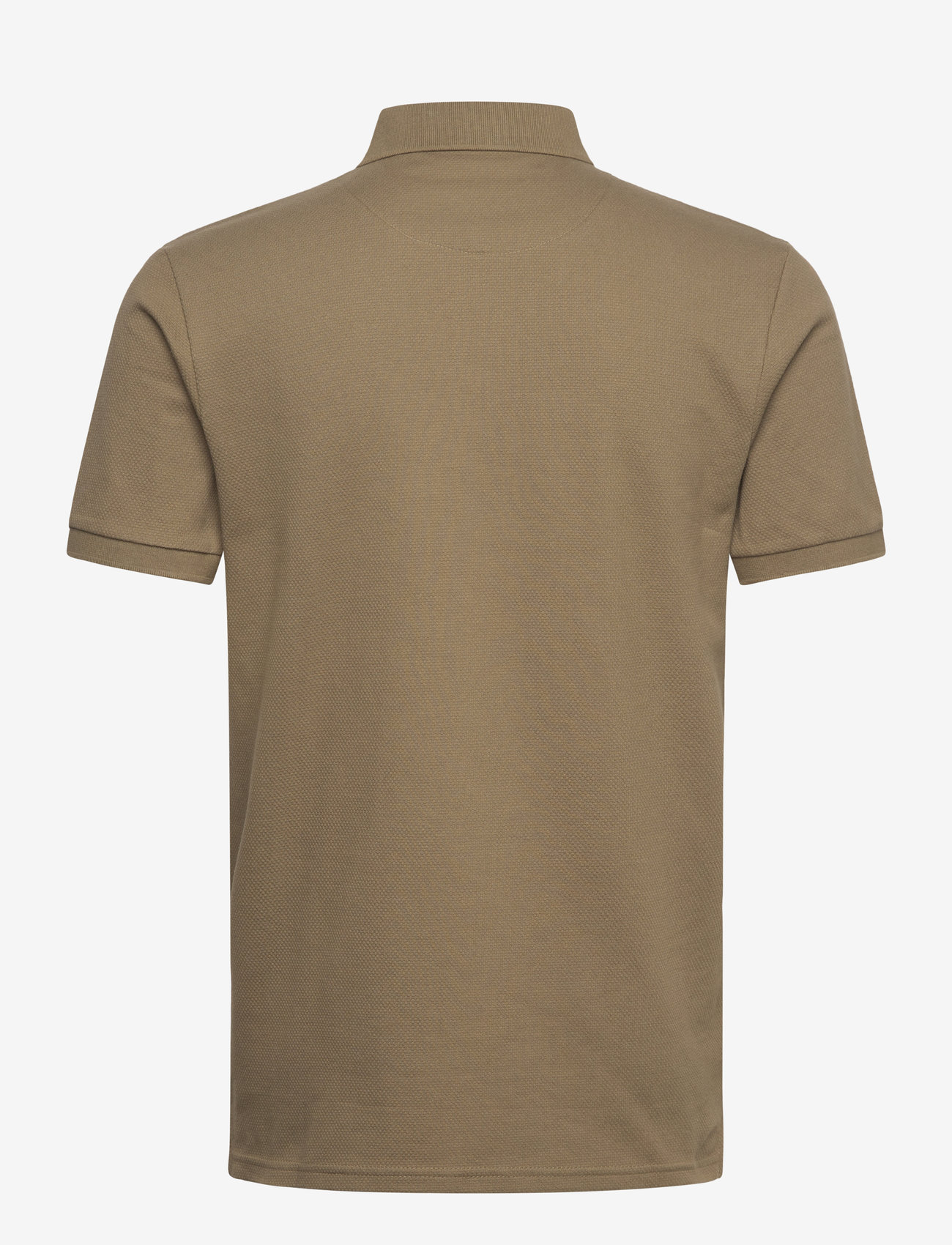 Lindbergh - Structured polo shirt S/S - kortærmede poloer - army - 1