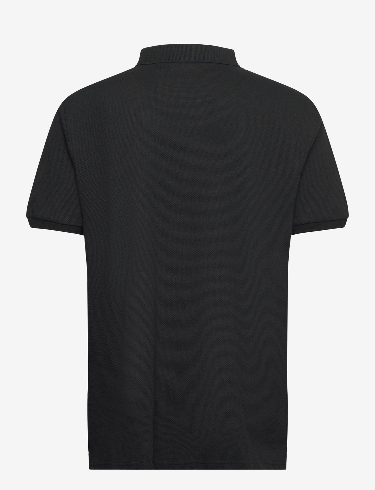 Lindbergh - Structured polo shirt S/S - black - 1