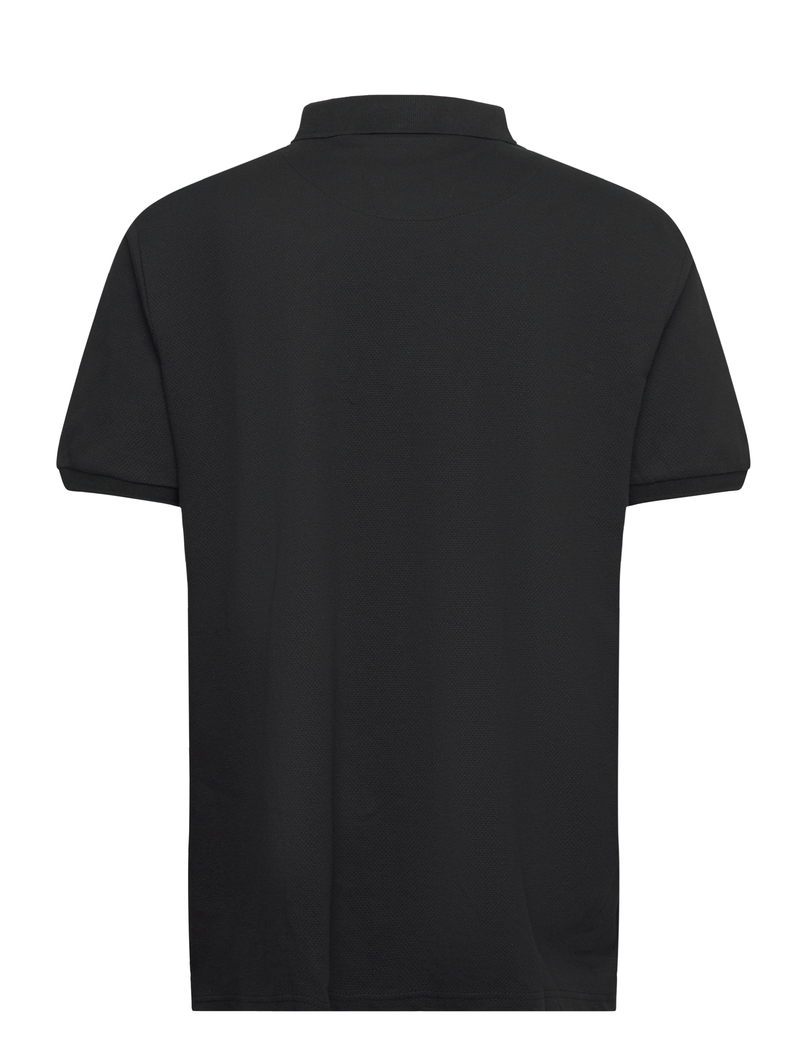 Lindbergh - Structured polo shirt S/S - black - 1