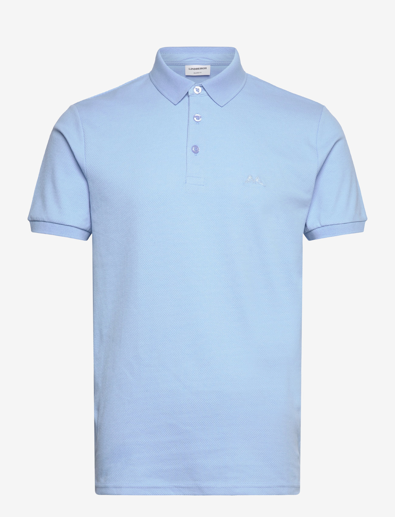 Lindbergh - Structured polo shirt S/S - lühikeste varrukatega polod - lt bright blue - 0