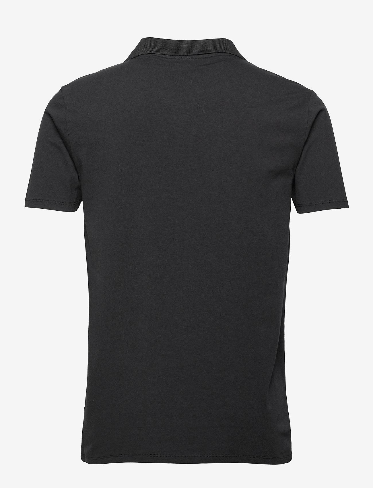 Lindbergh - Stretch polo shirt S/S - mažiausios kainos - black - 1