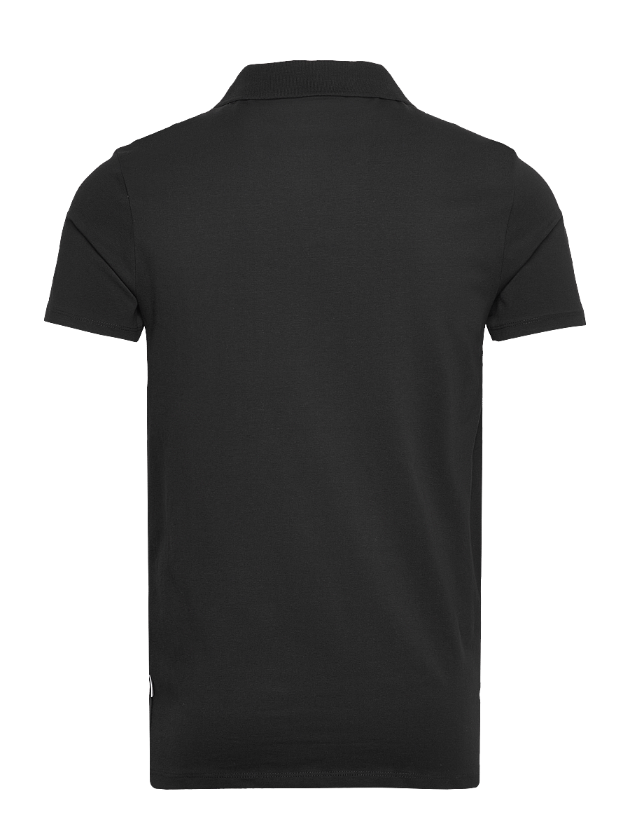 Lindbergh - Stretch polo shirt S/S - kortærmede poloer - black - 2