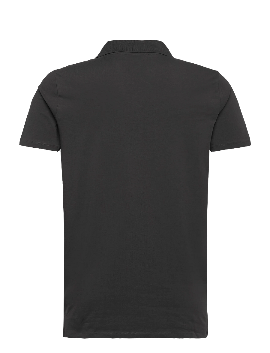 Lindbergh - Stretch polo shirt S/S - kortærmede poloer - ebony brown - 2