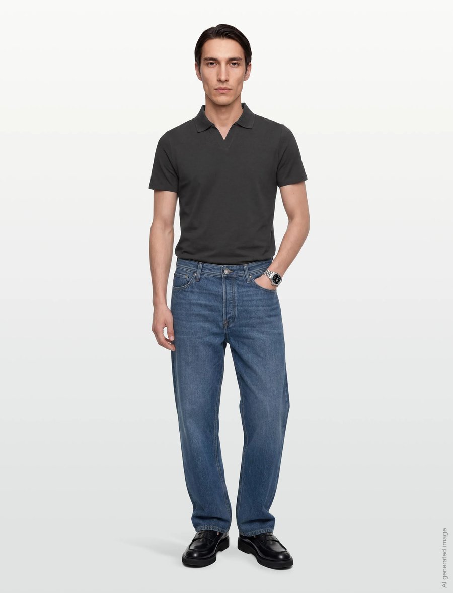 Lindbergh - Stretch polo shirt S/S - kortærmede poloer - ebony brown - 0