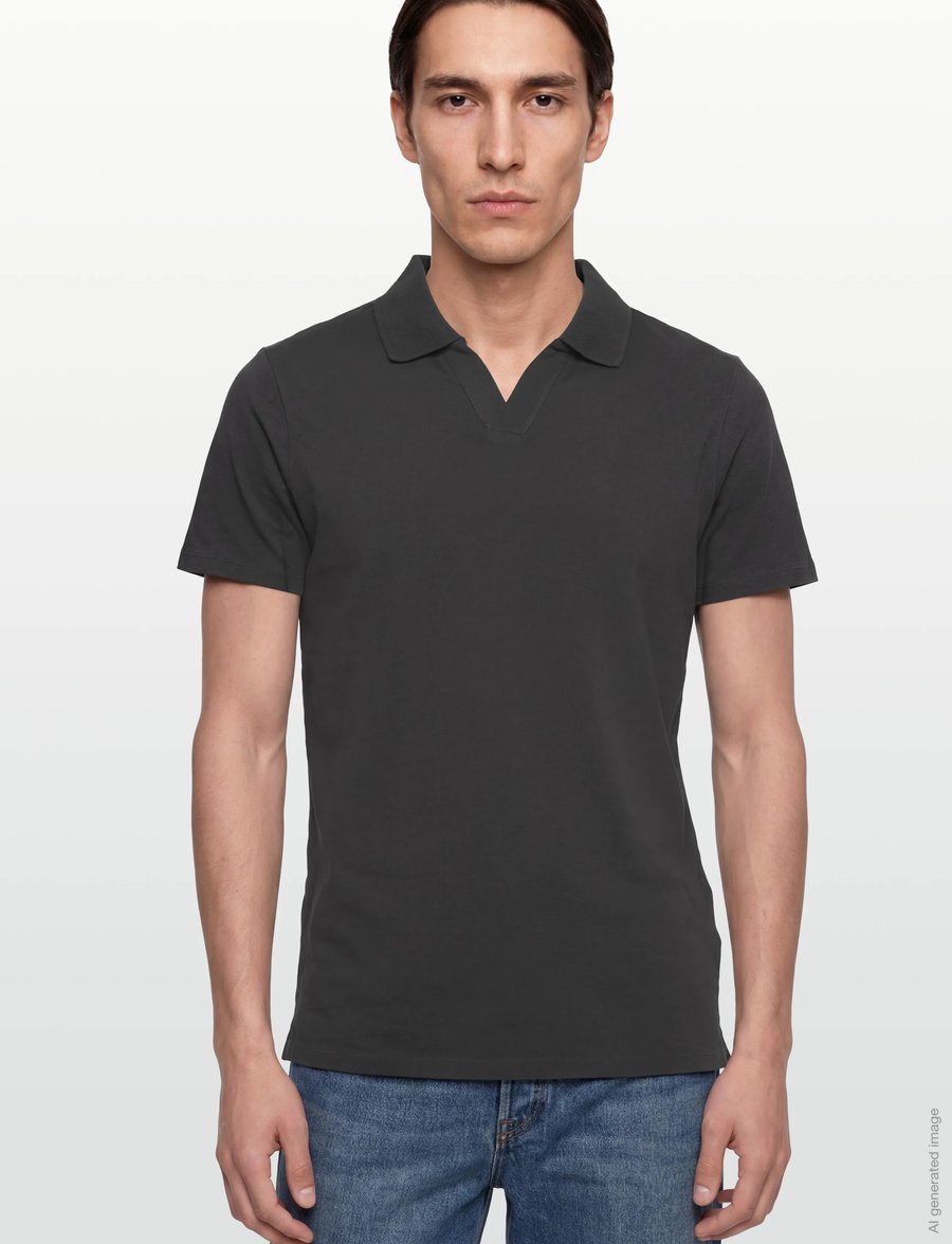 Lindbergh - Stretch polo shirt S/S - kortærmede poloer - ebony brown - 3