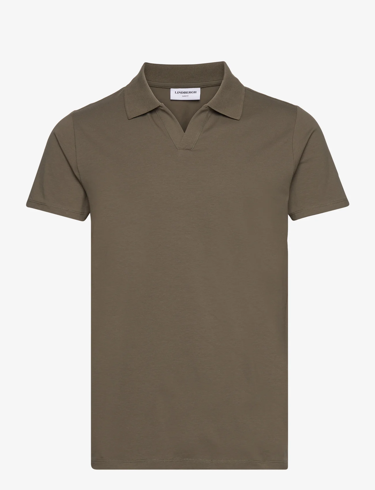 Lindbergh - Stretch polo shirt S/S - lowest prices - lt army - 0