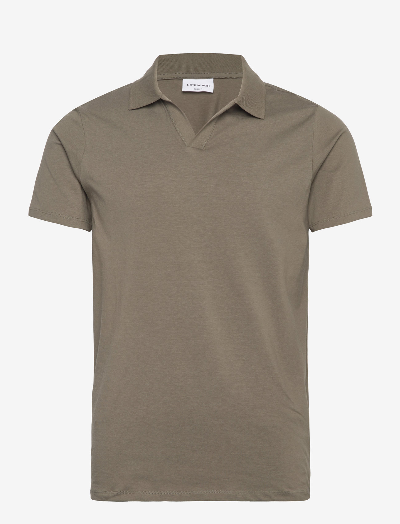 Lindbergh - Stretch polo shirt S/S - kortärmade pikéer - lt army 125 - 1